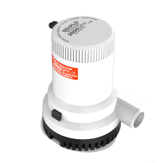 Seaflo Bilge Pump 12v 2000GPH Submersible Pump SFBP1G200001 Marine