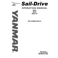 Yanmar SD20-50 Operation Manual Booklet