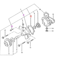 Yanmar Fresh Water Pump 121000-42100