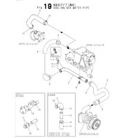 Yanmar 3JH3E Seawater Hose Kit