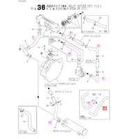 Yanmar 6LP-DTZE Seawater Hose Kit