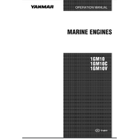 Yanmar 1GM10 Operation Manual Booklet
