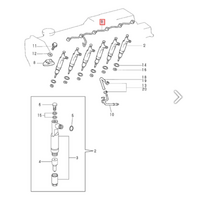 Yanmar Fuel Nozzle Pipe