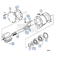 Volvo Penta AQAD40 Seawater Pump Service Kit