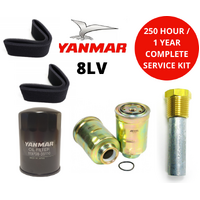 Yanmar 8LV Complete 250 Hour Service Kit