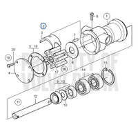 Volvo Penta Seawater Pump Wear Kit 21951368