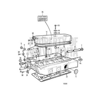 Volvo Penta 840460 Distribution Pipe