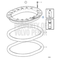 Volvo Penta Clamping Ring 22490672