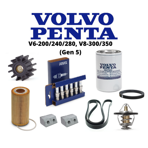Volvo Penta V6-200/240/280, V8-300/350 (Gen 5) Service Kit
