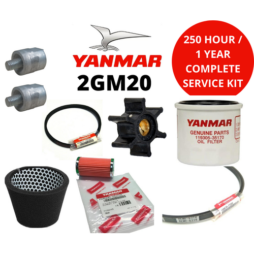 Yanmar 2GM20 Complete 250 Hour Service Kit