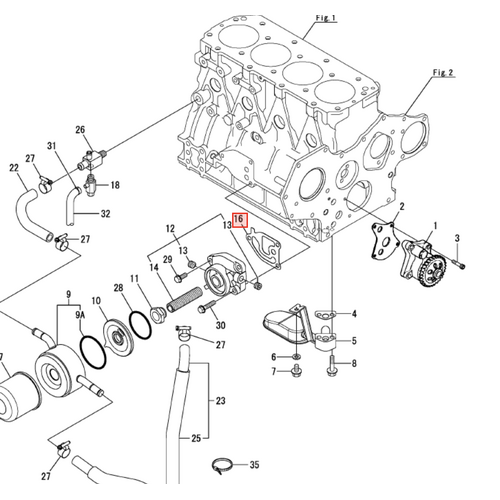 Yanmar Gasket 129103-35122